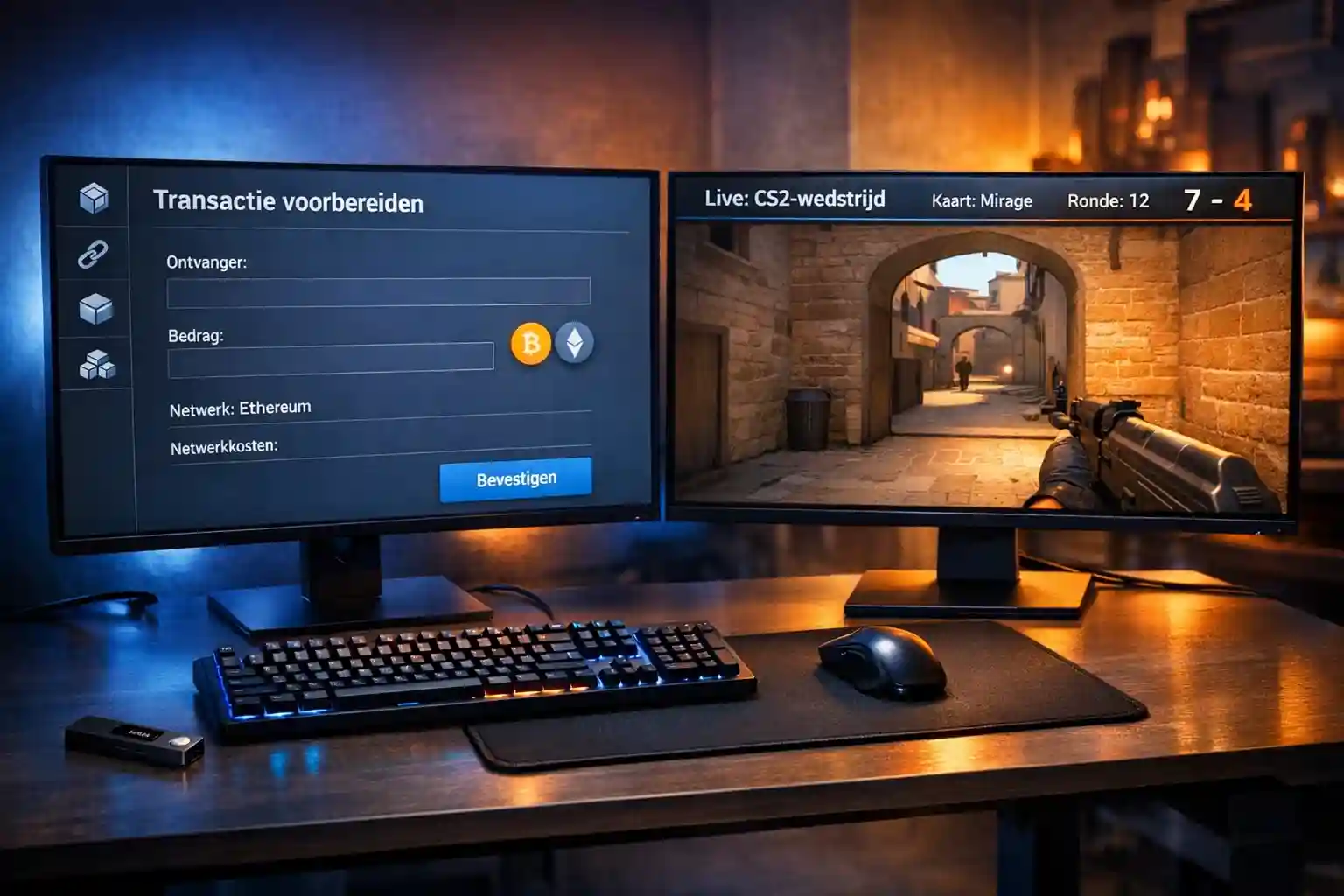 CS2 Wetten mit Kryptowährungen: Bitcoin, Ethereum und mehr